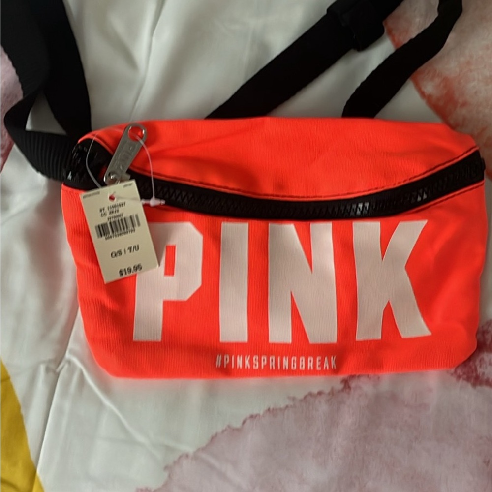 Victoria’s Secret - PINK bright orange Fanny pack